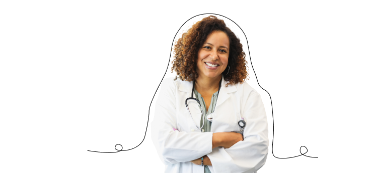Doctor crossing her arms